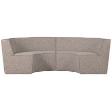 Laden Sie das Bild in den Galerie-Viewer, EUROPA 4-SEATER DINING BENCH WOVEN FABRIC SAND MELANGE
