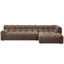 Load image into Gallery viewer, ALLURE CHAISE LONGUE RIGHT WOVEN DARKBROWN MELANGE