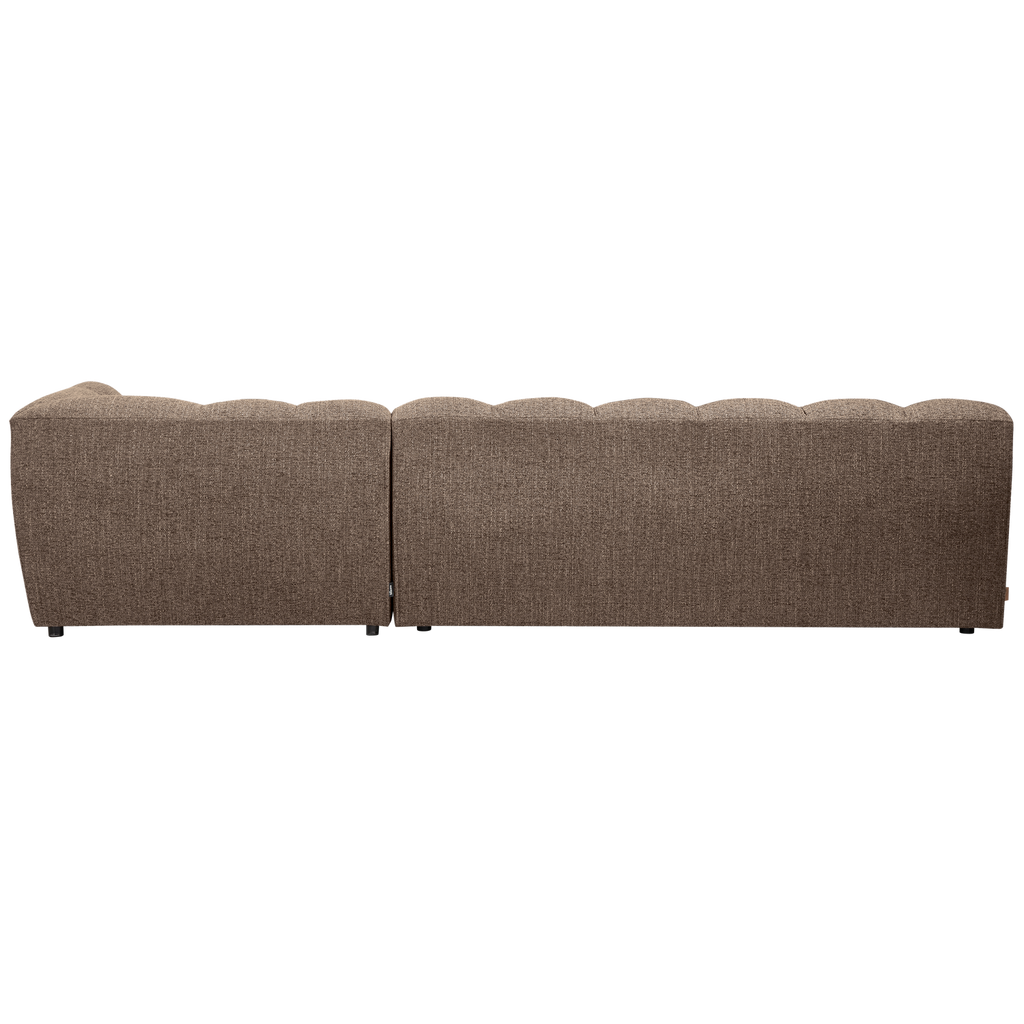 ALLURE CHAISE LONGUE RIGHT WOVEN DARKBROWN MELANGE