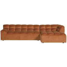 Load image into Gallery viewer, ALLURE CHAISE LONGUE RIGHT VELVET TERRA