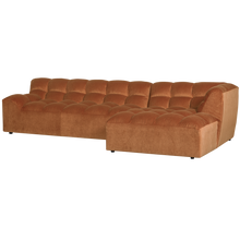 Load image into Gallery viewer, ALLURE CHAISE LONGUE RIGHT VELVET TERRA
