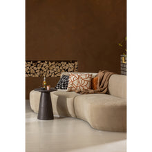 Laden Sie das Bild in den Galerie-Viewer, MAAN COFFEE TABLE MDF DARK BROWN 50xO40CM
