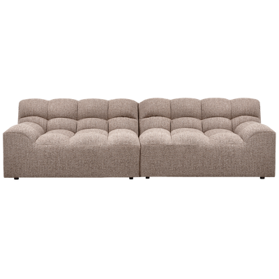 ALLURE 3-SEATER SOFA WOVEN BROWN MELANGE