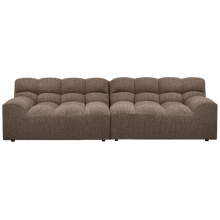 Load image into Gallery viewer, ALLURE 3-SEATER SOFA WOVEN DARK BROWN MELANGE