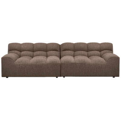 ALLURE 3-SEATER SOFA WOVEN DARK BROWN MELANGE