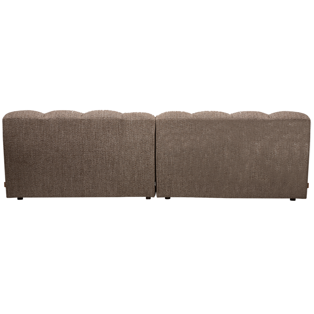 ALLURE 3-SEATER SOFA WOVEN DARK BROWN MELANGE