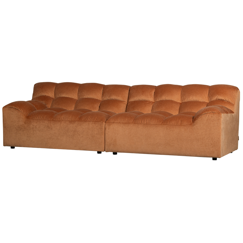 ALLURE 3-SEATER SOFA VELVET TERRA