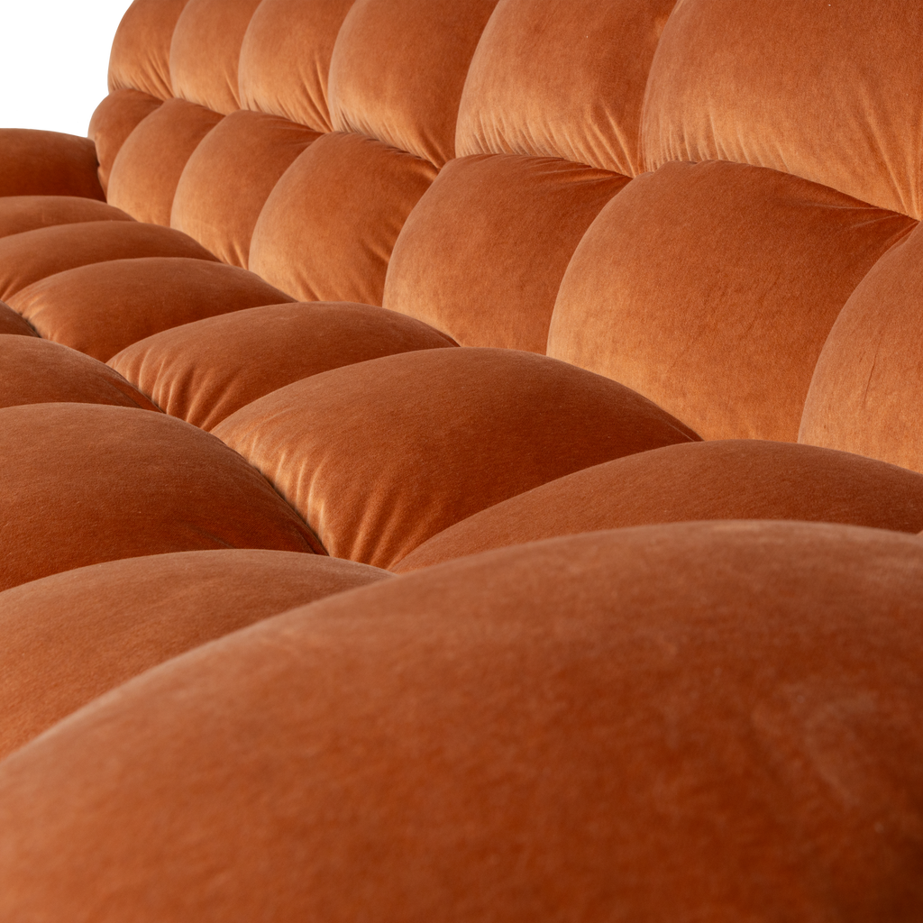 ALLURE 3-SEATER SOFA VELVET TERRA