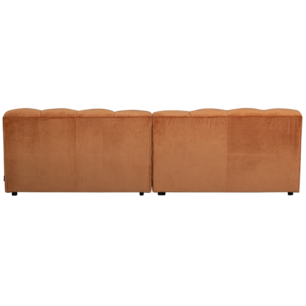 ALLURE 3-SEATER SOFA VELVET TERRA