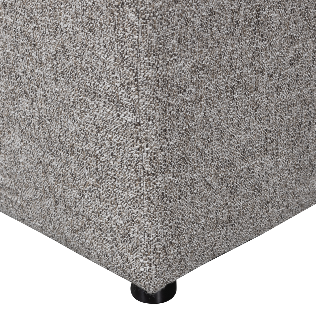 ALLURE HOCKER WOVEN BROWN MELANGE