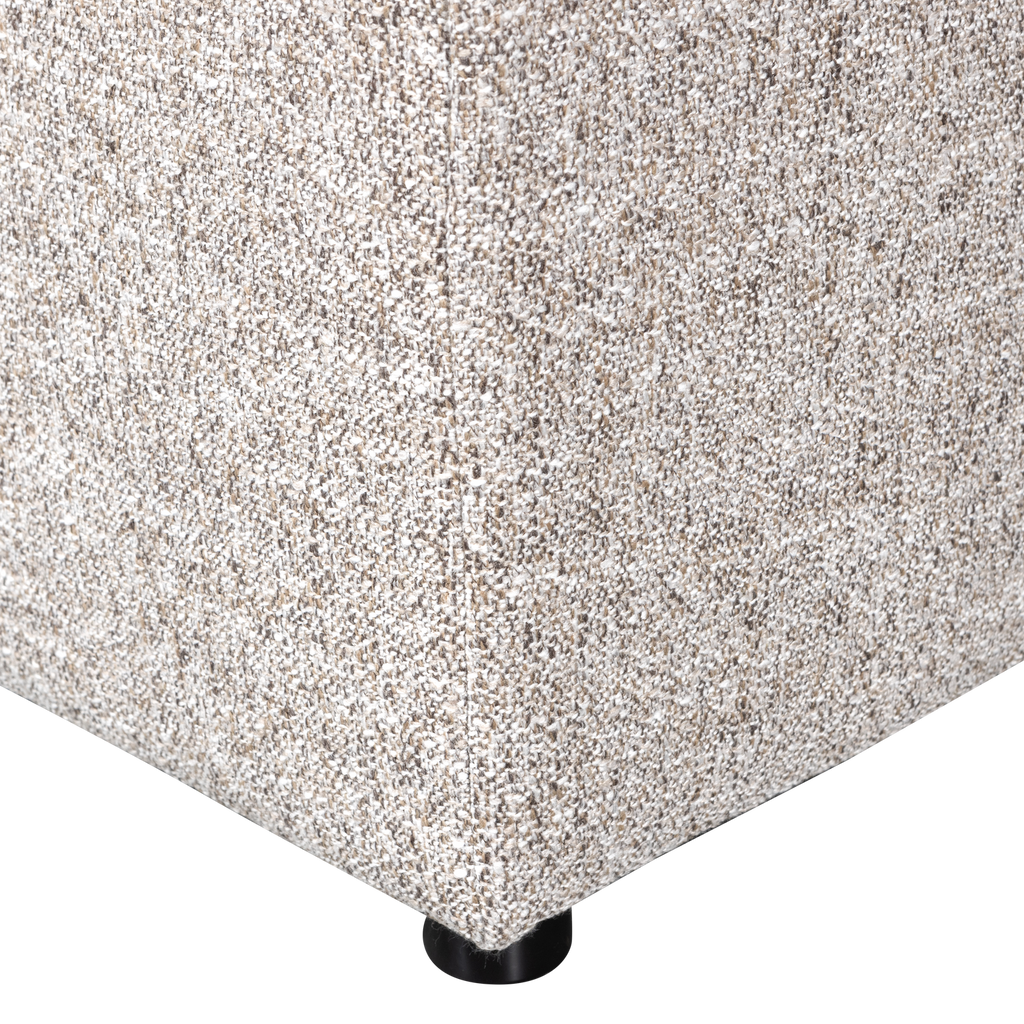 ALLURE HOCKER WOVEN NATURAL MELANGE