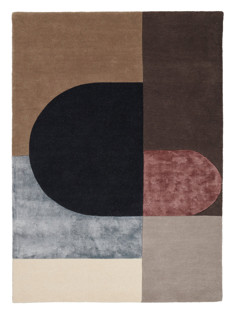 Vilja Bordeaux hand-tufted rug – product photo | Linie Design at Bois Blanc Home, Limassol, Cyprus