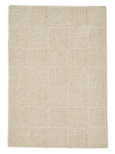 Load image into Gallery viewer, Chess White hand-woven rug – product photo | Linie Design at Bois Blanc Home, Limassol, Cyprus