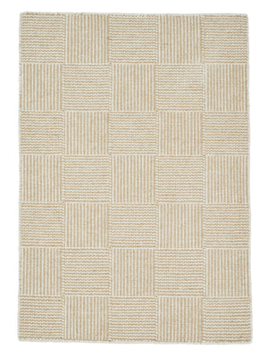 Chess White hand-woven rug – product photo | Linie Design at Bois Blanc Home, Limassol, Cyprus