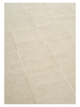Load image into Gallery viewer, Chess White hand-woven rug – close-up of the texture | Linie Design at Bois Blanc Home, Limassol, Cyprus