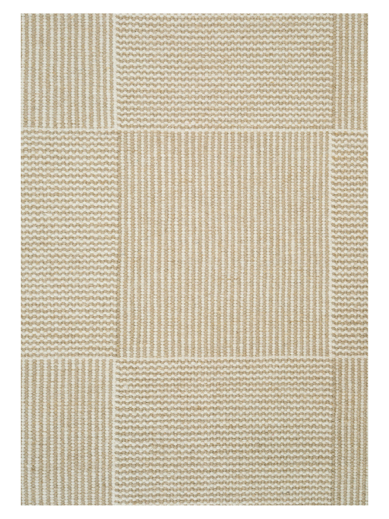 Chess White hand-woven rug – close-up of the texture | Linie Design at Bois Blanc Home, Limassol, Cyprus