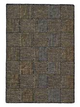 Load image into Gallery viewer, Chess Black hand-woven rug – product photo | Linie Design at Bois Blanc Home, Limassol, Cyprus