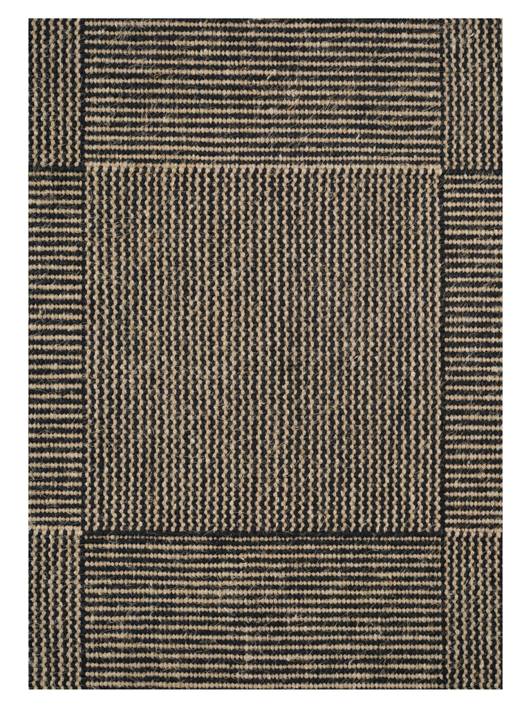 Chess Black hand-woven rug – close-up of the texture | Linie Design at Bois Blanc Home, Limassol, Cyprus