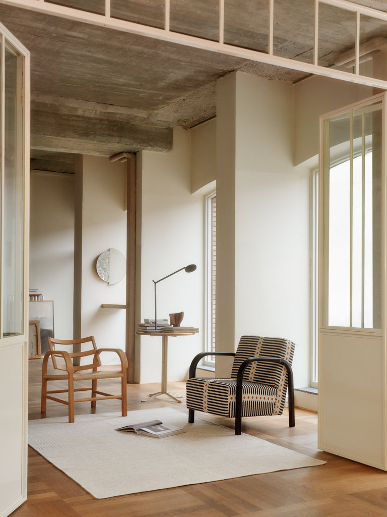 Kent White hand-woven rug | Linie Design at Bois Blanc Home, Limassol, Cyprus