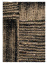 Load image into Gallery viewer, Kent Black hand-woven rug – close-up of the texture | Linie Design at Bois Blanc Home, Limassol, Cyprus