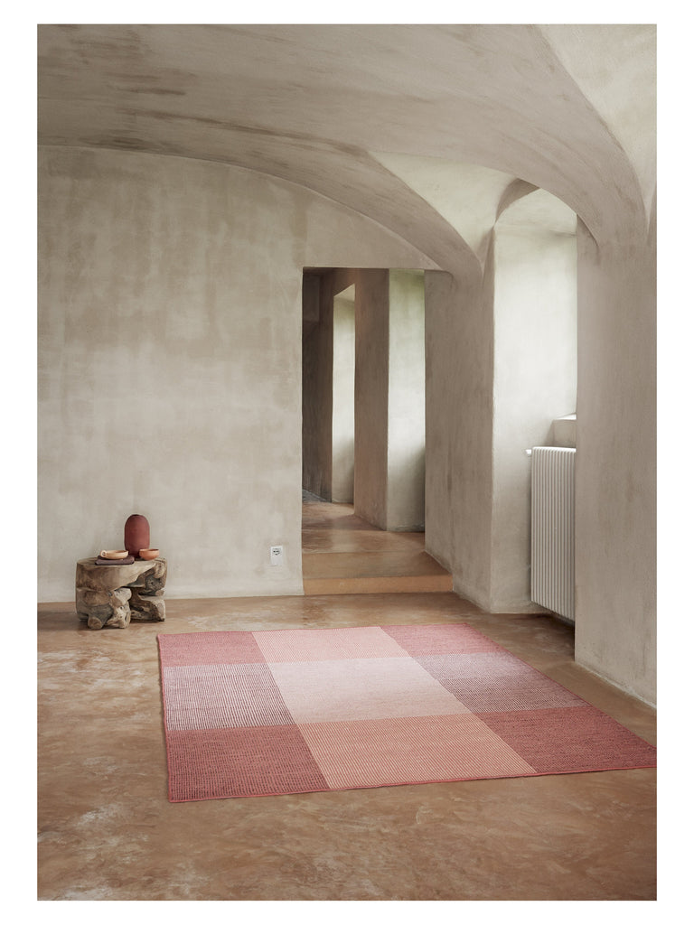 Bologna Powder hand-woven rug – styled in a living room | Linie Design at Bois Blanc Home, Limassol, Cyprus