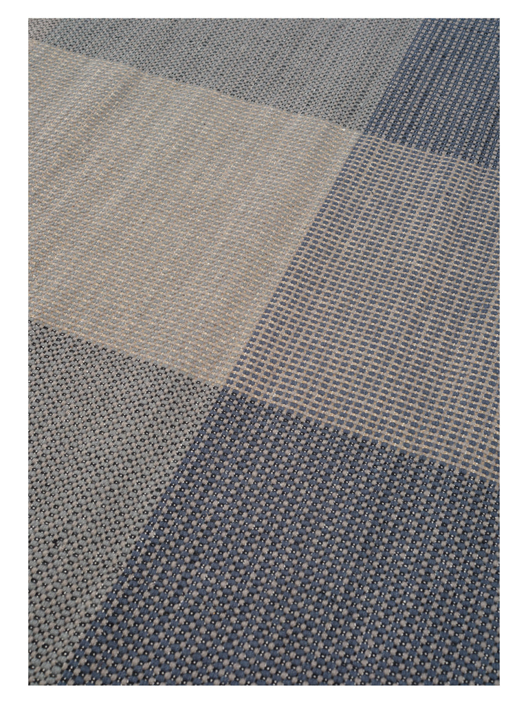 Genova Petrol hand-woven rug – close-up of the texture | Linie Design at Bois Blanc Home, Limassol, Cyprus