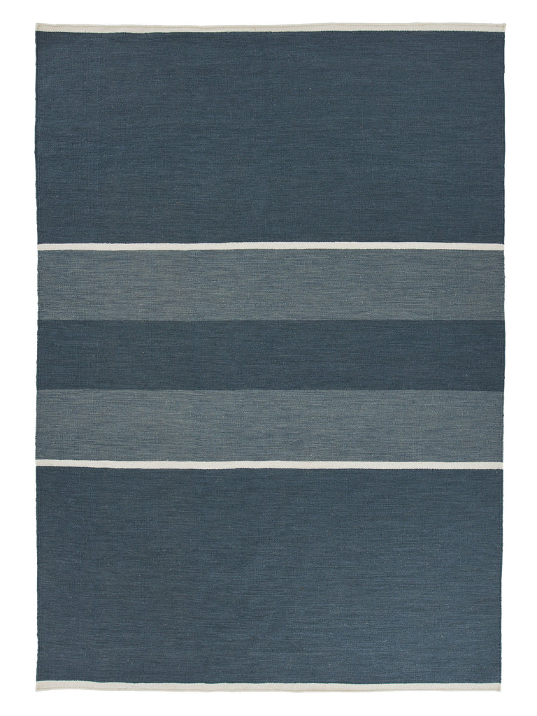 Linca Petrol hand-woven rug – product photo | Linie Design at Bois Blanc Home, Limassol, Cyprus