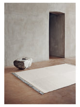 Load image into Gallery viewer, Mattia White hand-woven rug – styled in a living room | Linie Design at Bois Blanc Home, Limassol, Cyprus