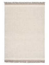 Load image into Gallery viewer, Mattia White hand-woven rug – product photo | Linie Design at Bois Blanc Home, Limassol, Cyprus