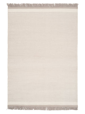 Mattia White hand-woven rug – product photo | Linie Design at Bois Blanc Home, Limassol, Cyprus