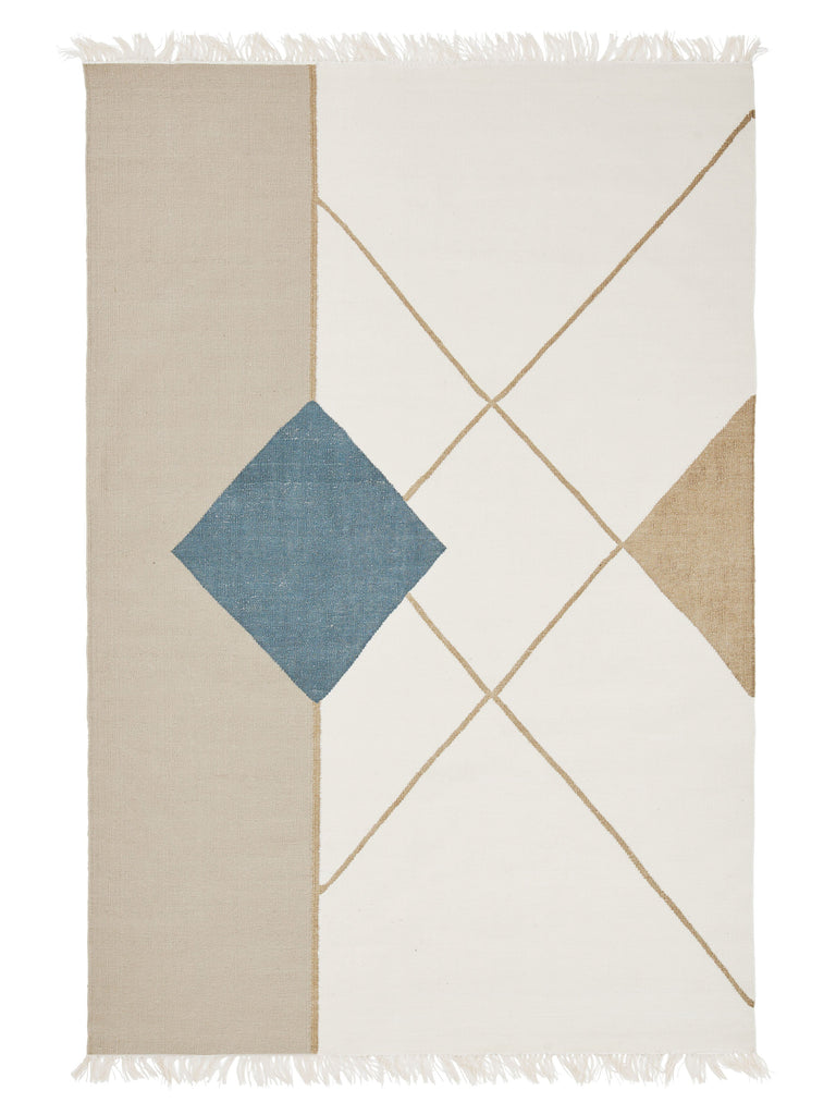 Vitalia Anthracite hand-woven rug – product photo | Linie Design at Bois Blanc Home, Limassol, Cyprus