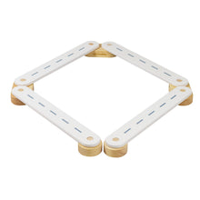 Load image into Gallery viewer, Wooden Balance Beam white 4 elements