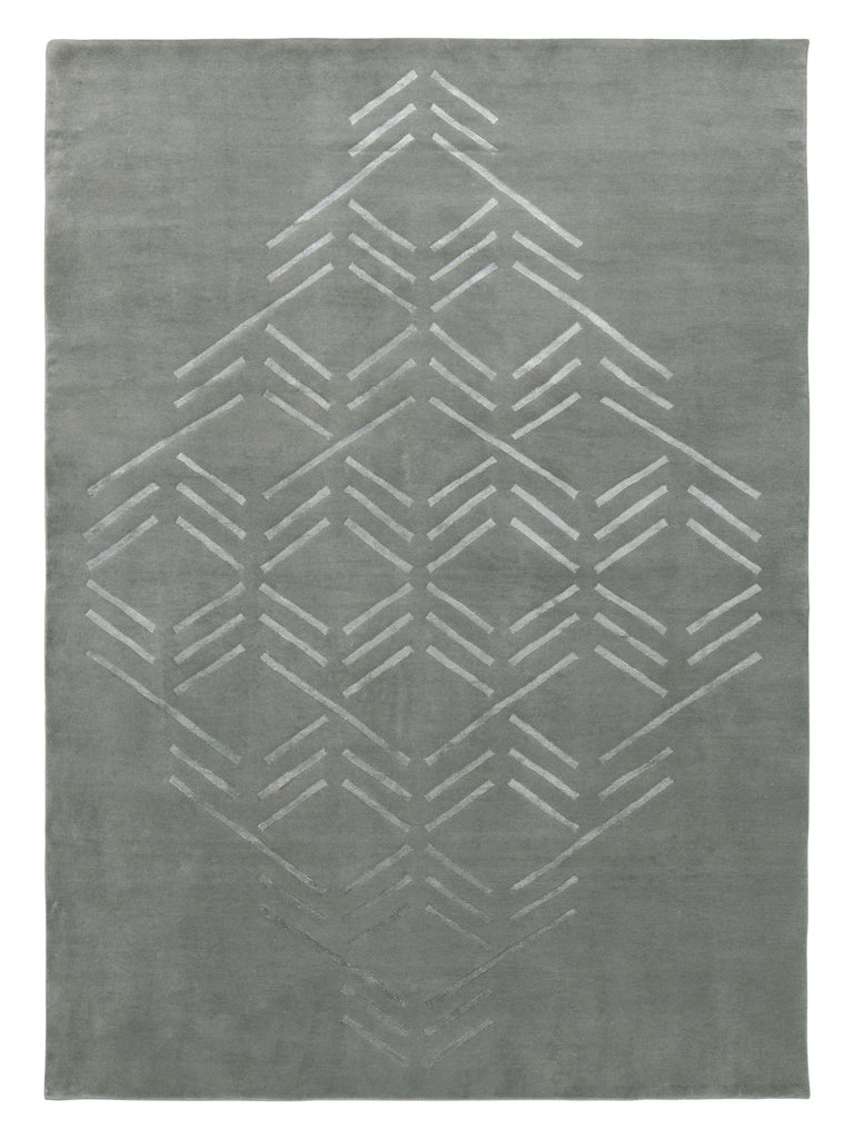Matches Grey hand-knotted rug – product photo | Linie Design at Bois Blanc Home, Limassol, Cyprus