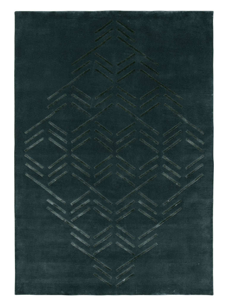 Matches Blue hand-knotted rug – product photo | Linie Design at Bois Blanc Home, Limassol, Cyprus