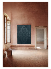 Load image into Gallery viewer, Matches Petrol hand-knotted rug – styled in a living room | Linie Design at Bois Blanc Home, Limassol, Cyprus
