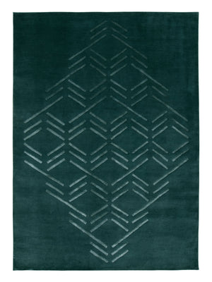 Matches Petrol hand-knotted rug – product photo | Linie Design at Bois Blanc Home, Limassol, Cyprus