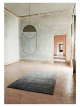 Load image into Gallery viewer, Tetsu Dk/Blue loom-knotted rug – styled in a living room | Linie Design at Bois Blanc Home, Limassol, Cyprus
