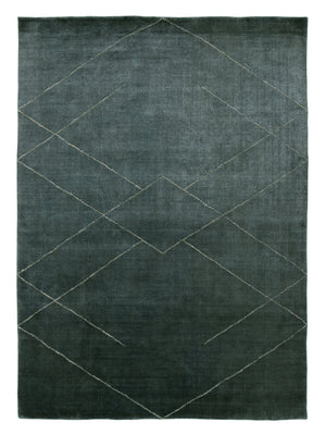 Tetsu Dk/Blue loom-knotted rug – product photo | Linie Design at Bois Blanc Home, Limassol, Cyprus