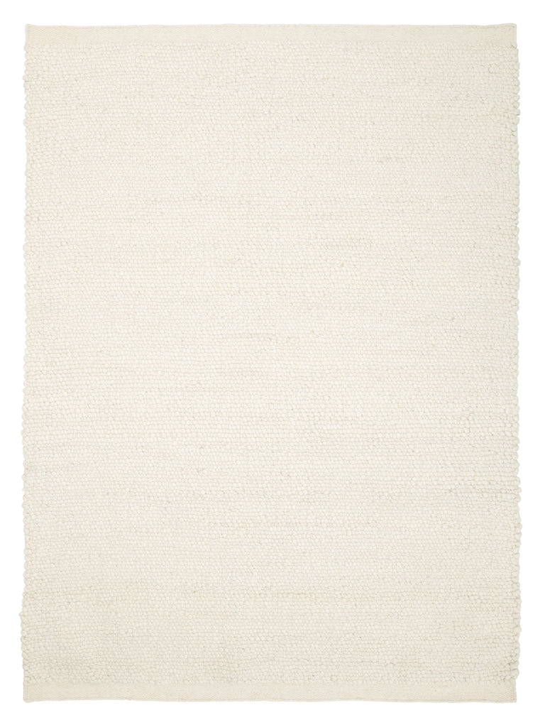 Flavia White hand-woven rug – product photo | Linie Design at Bois Blanc Home, Limassol, Cyprus