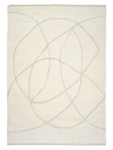 Carica l'immagine nel visualizzatore di Gallery, Lineal Sweep White hand-knotted rug – product photo | Linie Design at Bois Blanc Home, Limassol, Cyprus