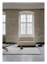 Carica l'immagine nel visualizzatore di Gallery, Lineal Sweep White hand-knotted rug – styled in a living room | Linie Design at Bois Blanc Home, Limassol, Cyprus