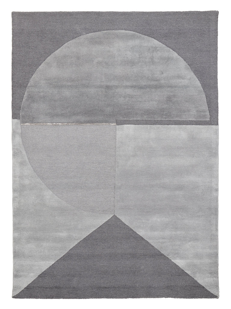 Satomi Anthracite hand-tufted rug – product photo | Linie Design at Bois Blanc Home, Limassol, Cyprus