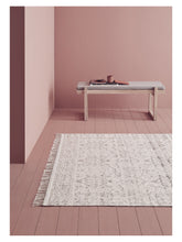 Load image into Gallery viewer, Dolzago Grey hand-woven rug – styled in a living room | Linie Design at Bois Blanc Home, Limassol, Cyprus