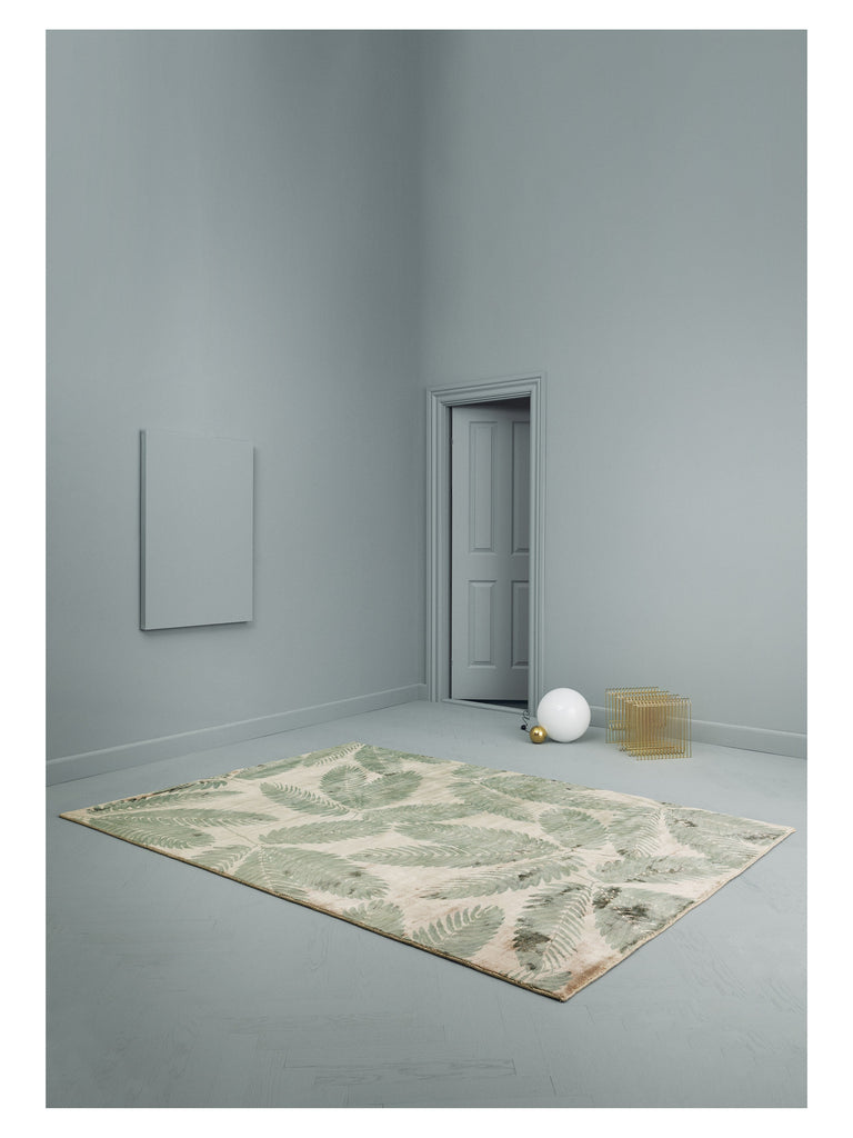 Ambrosia Leaf handloom rug – styled in a living room | Linie Design at Bois Blanc Home, Limassol, Cyprus