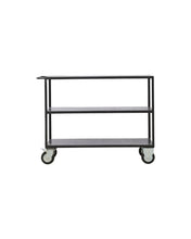 Load image into Gallery viewer, Shelving unit w. 4 wheels, Black