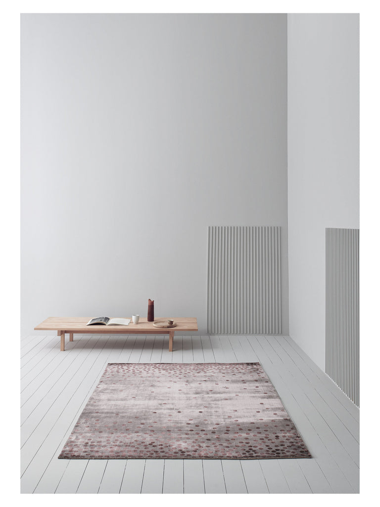 Dotto Bordeaux handloom rug – styled in a living room | Linie Design at Bois Blanc Home, Limassol, Cyprus