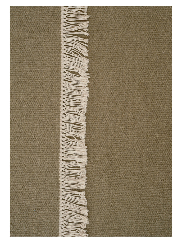 Rainbow Olive hand-woven rug – close-up of the texture | Linie Design at Bois Blanc Home, Limassol, Cyprus