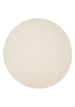Laden Sie das Bild in den Galerie-Viewer, Asko White hand-woven rug – round shape | Linie Design at Bois Blanc Home, Limassol, Cyprus