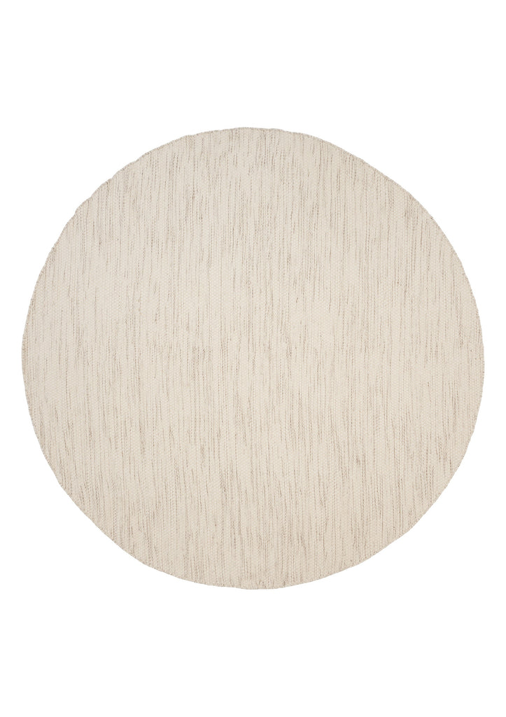 Asko Offwhite hand-woven rug – round shape | Linie Design at Bois Blanc Home, Limassol, Cyprus