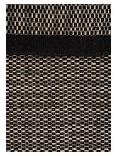 Laden Sie das Bild in den Galerie-Viewer, Asko Black hand-woven rug – close-up of the texture | Linie Design at Bois Blanc Home, Limassol, Cyprus